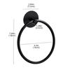 Towel Rack Stainless Steel Swivel Rustproof Towel Hanger Ring Heavy Duty Wall Mount Holder Shiny Bathroom Kitchen Accessories