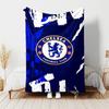 1pc Blanket - Chelsea FC Logo Print Design, Lightweight Blanket for Sofa, Bed- Soft &Warm, Gift for All Seasons