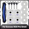 Compatible for Ecovacs N30 Pro Omni Replacement Main Side Brush Mop Pad Dust Bags Spare Parts Accessories