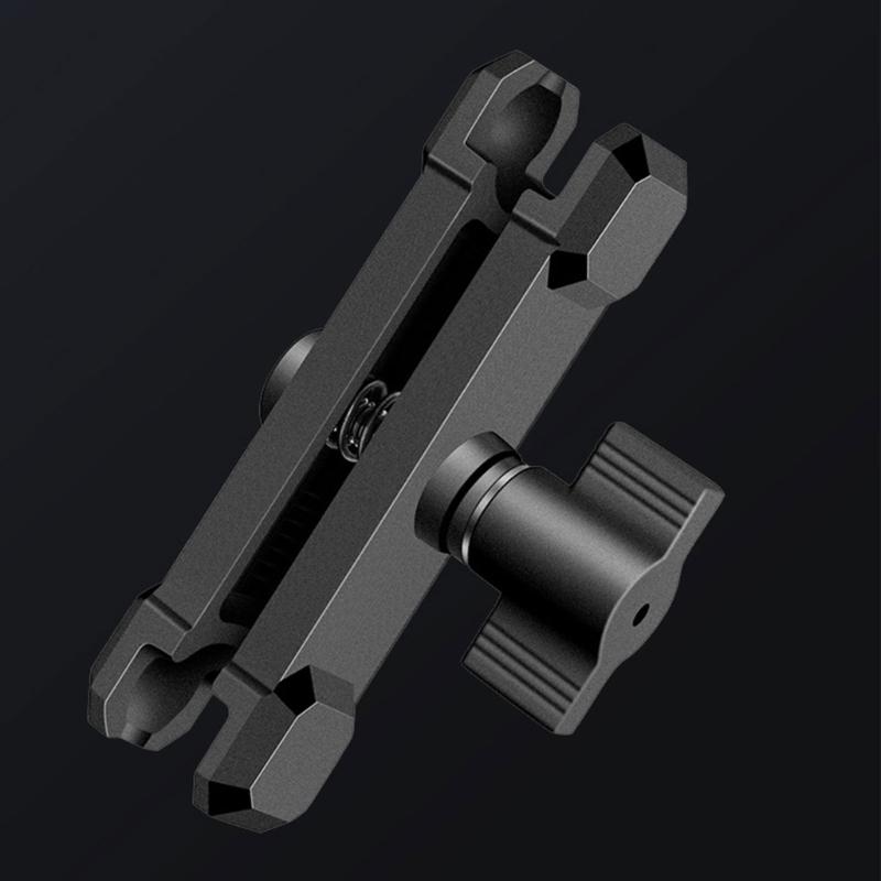 17mm Ball Head Connector Arm Quick Detach Suitable For Action Cameras Aluminum Alloy Support Clamp Quick Install Design