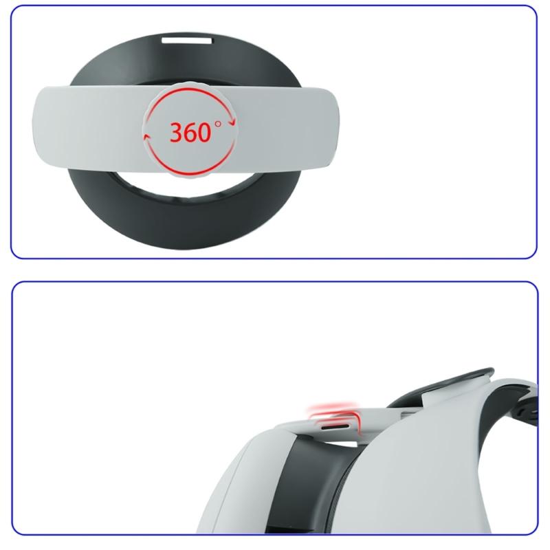 New VR Accessories Breathable Replacement Strap Adjustable Head Strap for 3 Headband