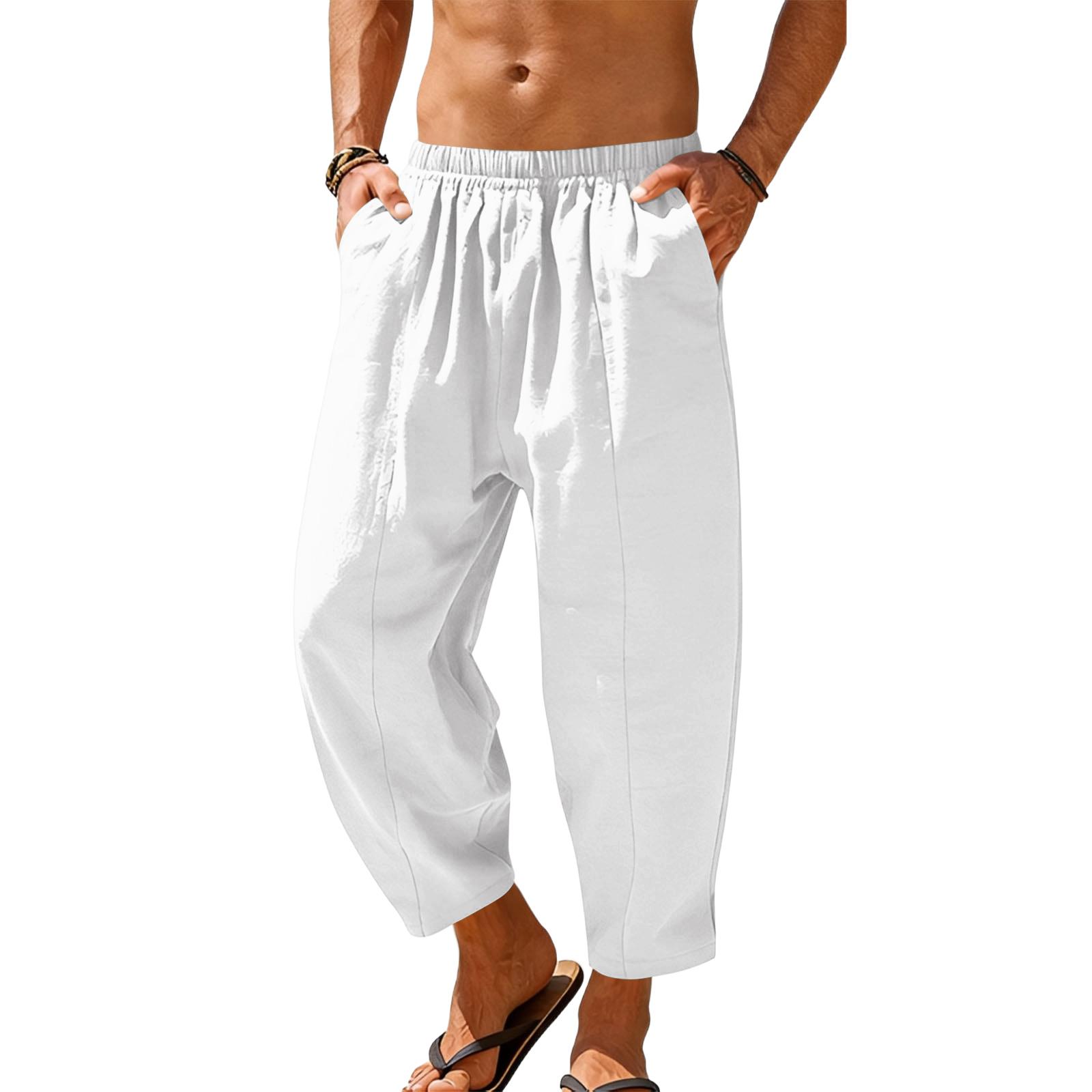 

Men s Relaxed-Fit Stretch Waist Straight-Leg Pants XL