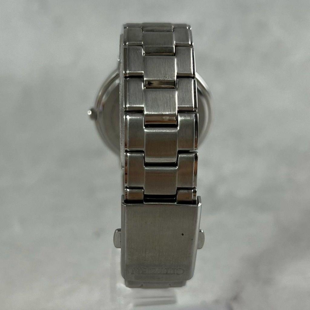 Used [Working Item] CITIZEN Citizen Eco Drive Black Dial Roman Numeral Solar Clock Wristwatch