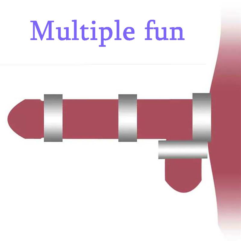 Gold Metal Penis Cock Ring Adult Toy Man Delayed Ejaculation Penis Lock Bondage Restraint Rings Cockrings Ball Scrotum Stretcher