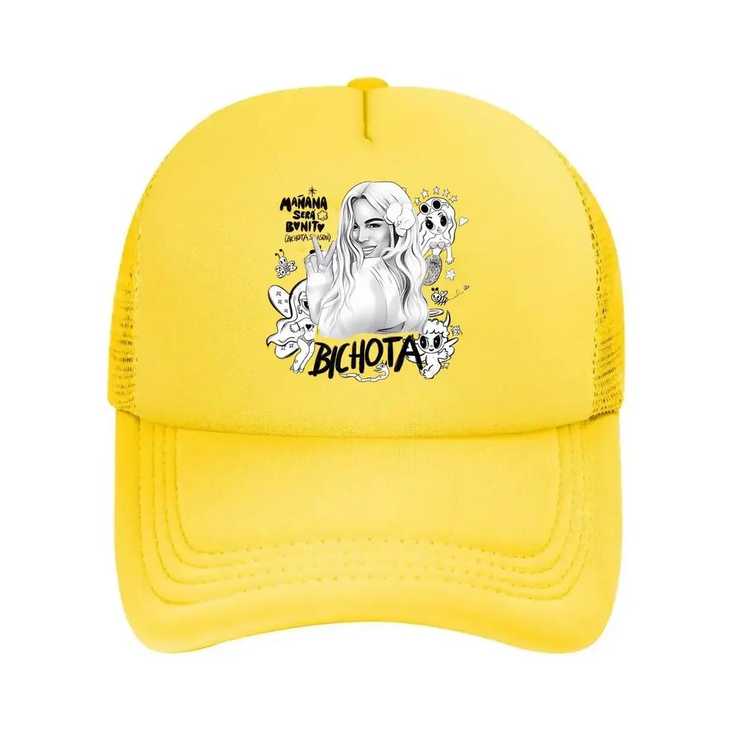 Bichota Mermaid Playful Inspired Pop Culture Design Mesh Baseball Cap