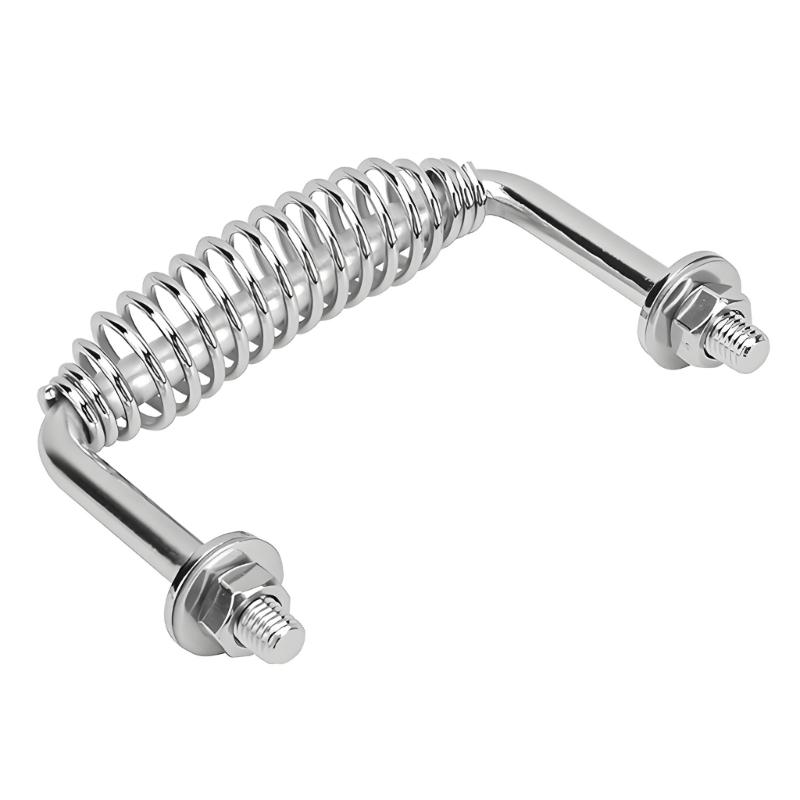 Reliable Bolt Fixed Spring Handle 304 Nonrust Steel Barbecue Replacement Handle For Various Grills Applications