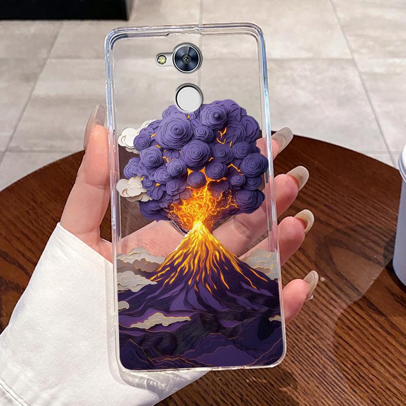 For Honor 6C Pro Case Honor Play 6S Capa For Honor V9 Play Cases Clear Silicone Soft TPU Cover Honor Play6S Cute Rabbit Cat Case