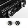 Pair Silver Car Front Volume Knob Upgrade Replace For Porsche 718 2016-