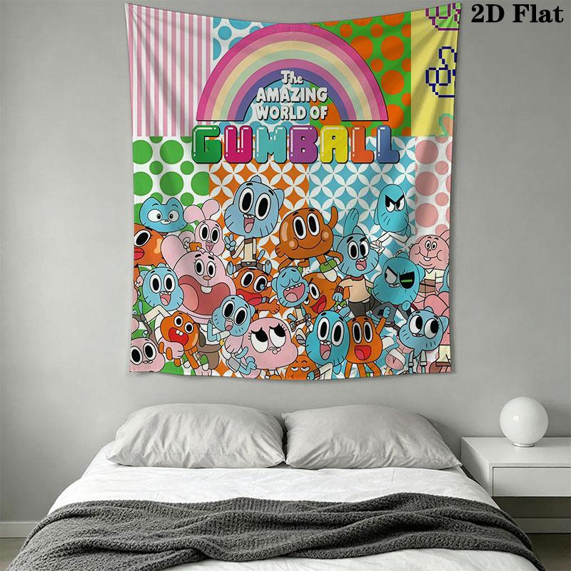 Gumball A Wall Hanging Printed Fabric Blanket Decorative Tapestries for Bedroom Living Room Home Decor