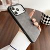 Leather Phone Case for Apple iPhone 18 Pro Max & iPhone 17, Suede Finish for 16 Pro