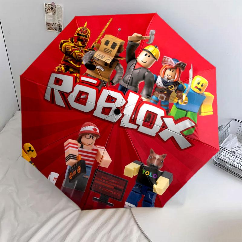 Roblox, automatic folding umbrella, portable and foldable design, 8 ribs, a Christmas or birthday gift.