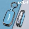 Zinc Alloy Leather Car Key Case Cover for KIA Sportage R Stinger GT Sorento Ceed CD Cerato Forte 2018 2019 Protector Accessories hbwjx00