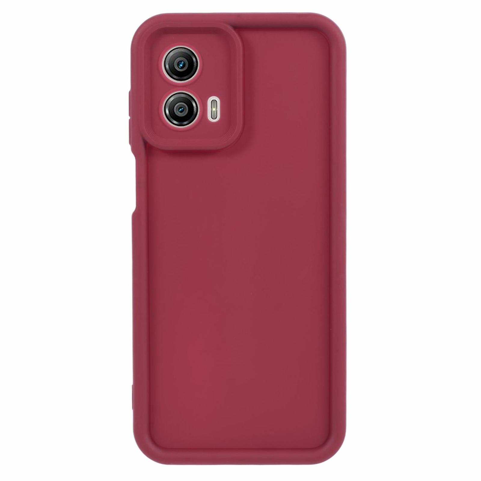 

Чохол для Motorola Moto G53 5G М який TPU Чохол для телефону Протиударний Матовий Чохол для мобільного телефону Wine Red