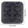 Silicone Ice Trays 4-Grid Bear-Shaped Silicone Trays For Ice Round Molds Household Maker Easy To Demould For Bars Food Freezer