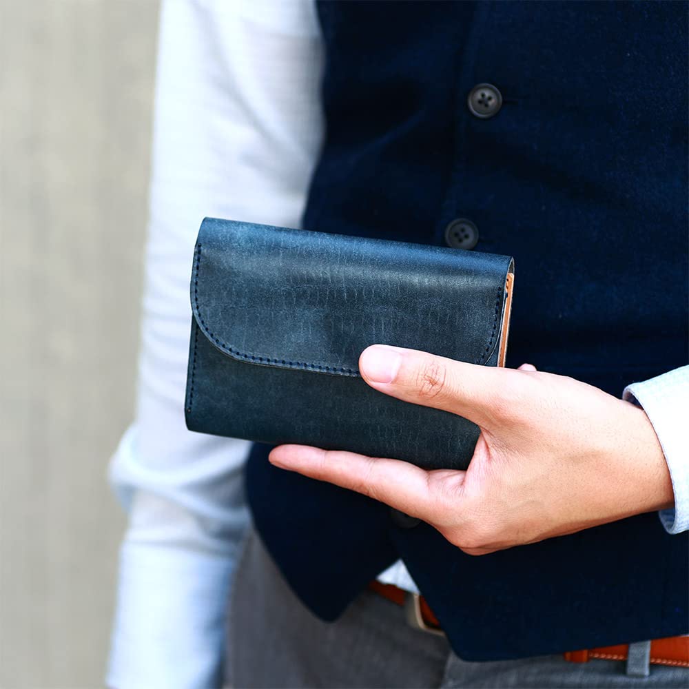 AGILITY affa "Calm" Folding Wallet, Compact, Small, and Mid-Size, Men's and Women's, Leather