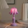 European Retro LED Night Lamp: Textured Small Desk or Bedside Decor with Palace Lantern Style