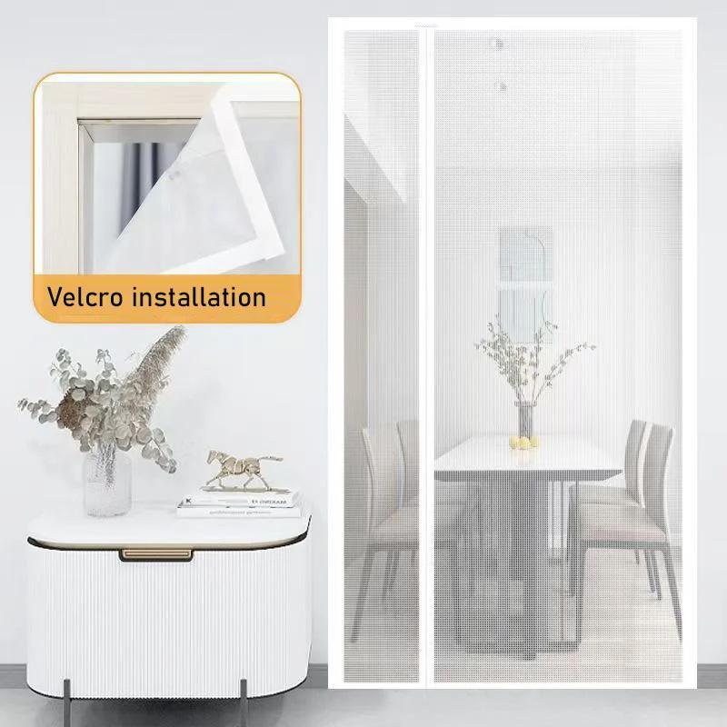 Side-Open Magnetic Door Curtain Summer Mosquito & Fly Proof Home No Punching Magnetic Screen Door Curtain Anti Mosquito Insect Fly Bug Door Curtain