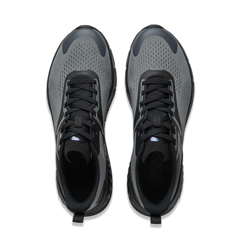 Li Ning Eazgo Flex V2 Low Top Running Shoes Men's Gray Black ARSU005-3