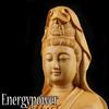 EnergyPower Holzschnitzerei Kannon Bodhisattva Statue, Fein gearbeitet, Hochwertig, Hergestellt aus natürlichem Buchsbaumholz, Buddhistische Kunst, Buchsbaumholz, Kannon Bodhisattva,