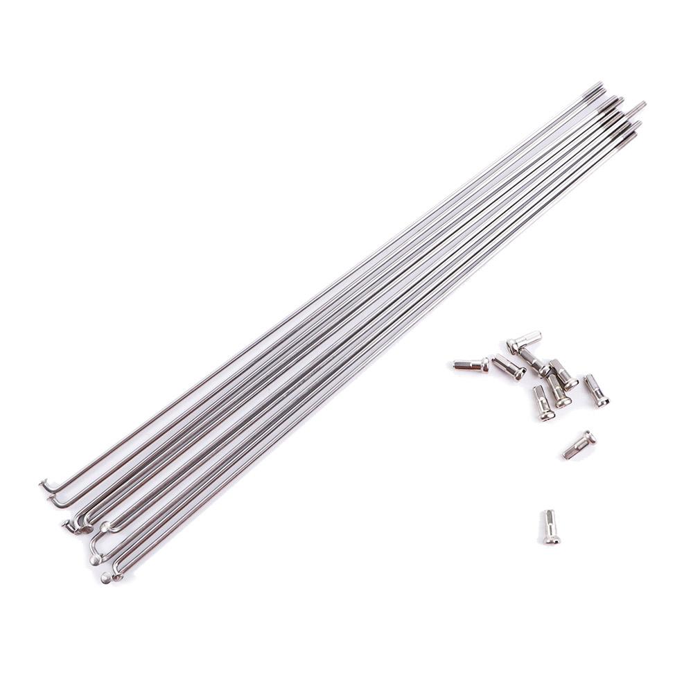 Road Bike Mountain Bike 700C Wheels Stainless Steel Cycle Spokes Bicycle Spokes Spokes Nipples