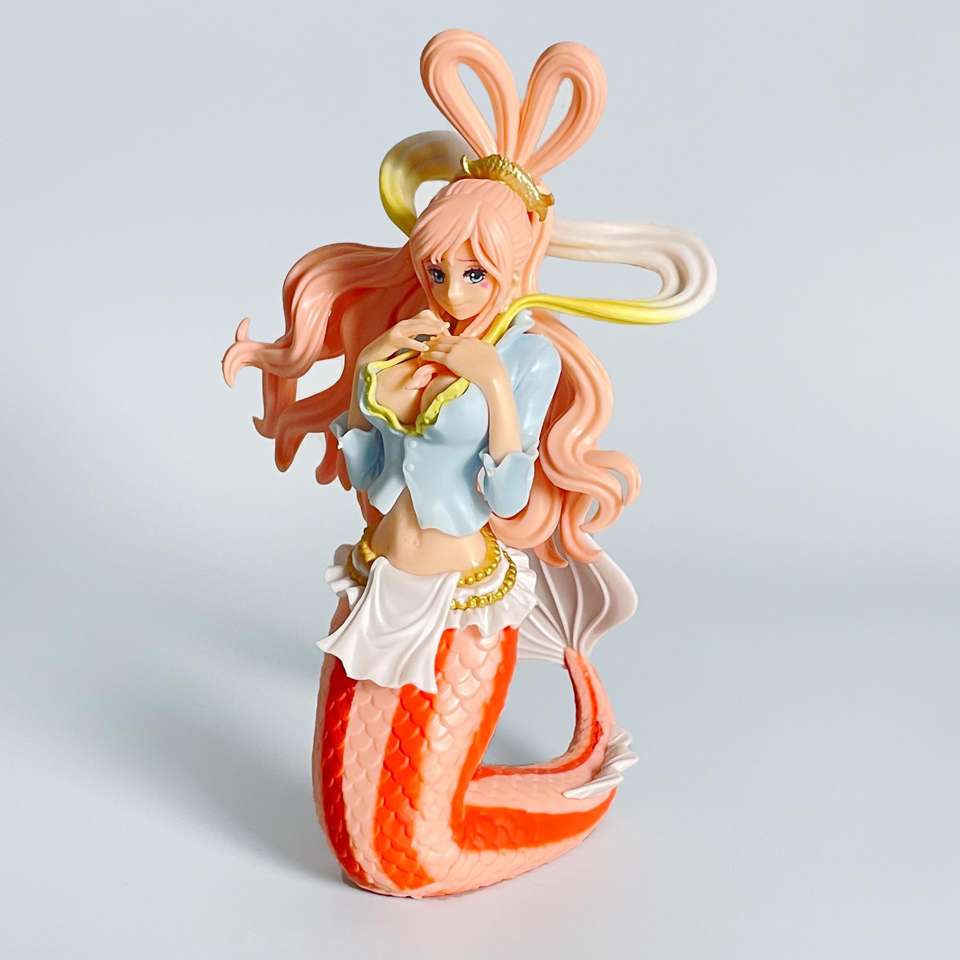 

One Piece anime mermaid princess White Star summer swimsuit figurine, anime One Piece model decorative item, gift for her розовый