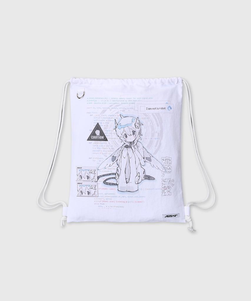 Miuki Miyu Crying Gym Sack (White)