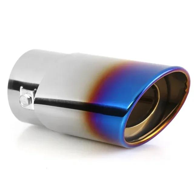 Universal Silencing Exhaust Muffler Tip Stainless Steel Car Tail Throat Pipe Auto Modified Exhaust Accessory Amagi
