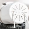 Breathable Plant Pot Self Watering Plastic Flower with Water Reservoir Easy Care Indoor Planter Wick Ropes Modern for Home Office Desktop Low
