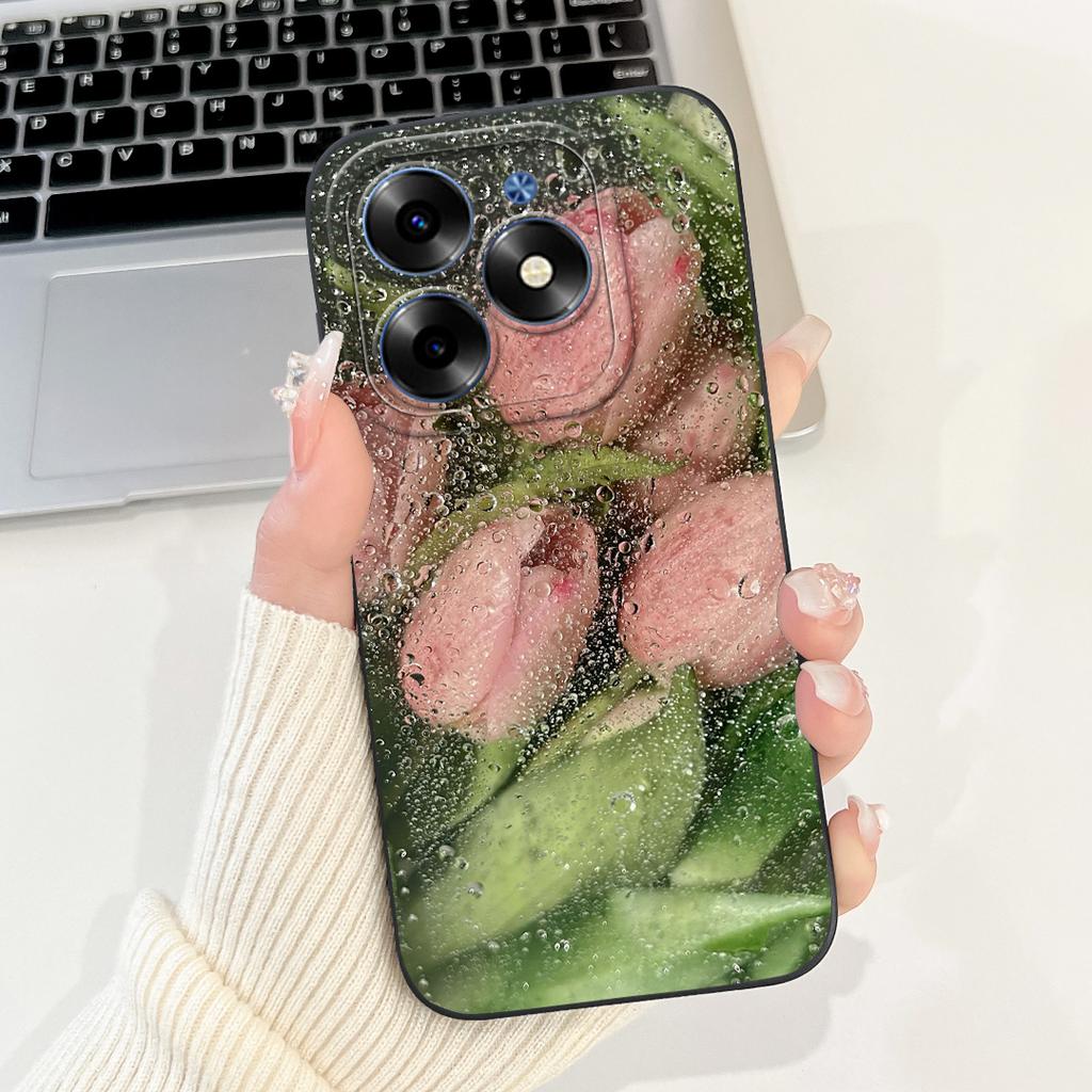 For Infinix Hot 40 Pro Case X6837 Fashion Cat Cartoon Cover Soft Silicone Phone Case For Infinix Hot 40i Hot40 Pro Hot40i Fundas