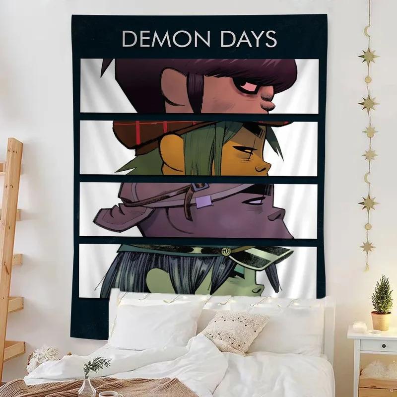 VIKAMA Vintage HighQuality Anime Decorative Tapestry Tarot Hippie Wall Hanging Dorm Room Living Room Bedroom Wall Art Tapestry