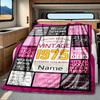 Happy 50Th Birthday To You Blanket Personalized Name Soft Comfortable Stylish Blanket Car Blanket Perfect For Travel Camping Outdoor Home Suitable For