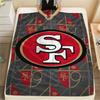 San Francisco 49ers Flannel Blanket, High quality Comfortable for All Seasons, Home Decor, Warmth and Comfort