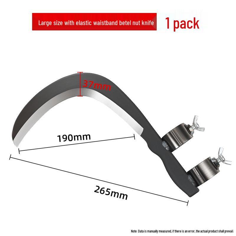 Многофункциональный серп из марганцевой стали: Бетель и Банан Обрезка, Прополка, Сбор фруктов на большой высоте, Сельскохозяйственная косилка.