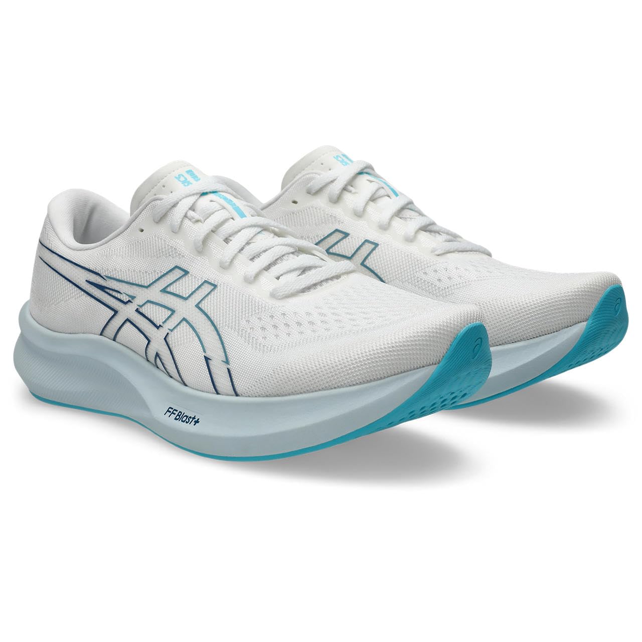 [ASICS] Running Shoes EvoRide Speed 3 1011B968 Men s 101 (White/Saba Blue) 30.0 cm 3E