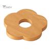 Sottobicchiere in legno Radice di loto Fette Biscotti Fiori Sottobicchiere da tavolo Tappetino isolante versatile per la decorazione domestica