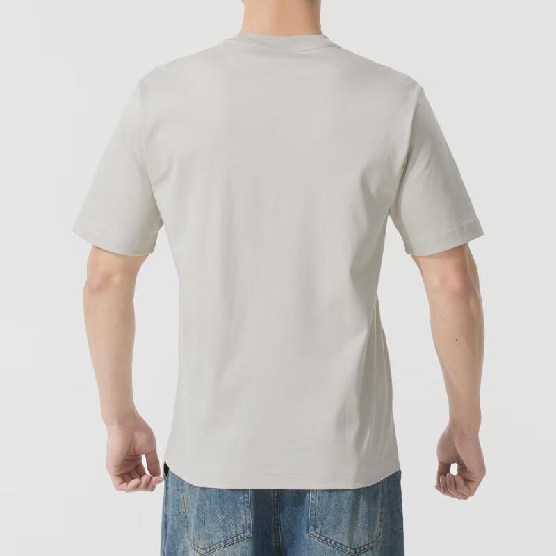 adidas Training Running Soft Comfortable Breathable Short Sleeve T-Shirt Men Tops Gray JF3259