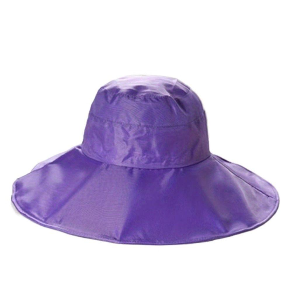 

Waterproof Women s Hats Polyester Fisherman s Hat High Quality Waterproof Rain Hat фиолетовый