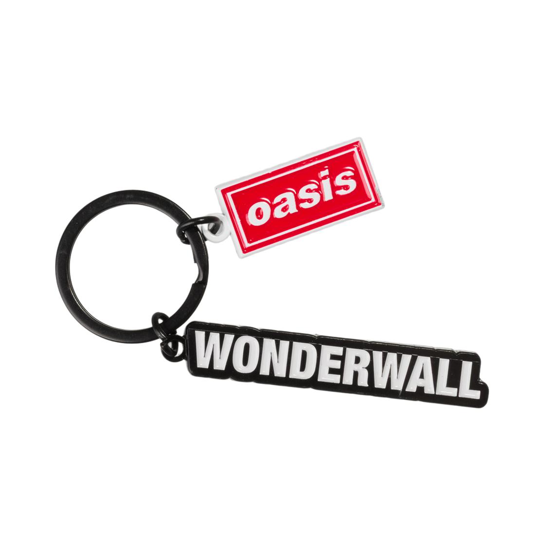 Oasis Wonderwall Decca Logo Enamel Keyring ONE SIZE