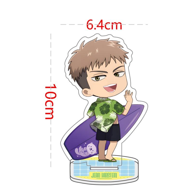 Hot Anime Attack on Titan Acrylic Stand Figure Keychai Model Figure Cosplay Plate Holder Christmas Desk Decor Gift Birthday Fans
