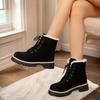 New Large-sized Cotton Martin Boots, Women's Ankle Boots and Women's Shoes