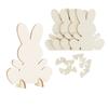 10/20pcs/lot Heart Shaped Wooden Hanging Ornament Hearts Craft for Wedding Valentine's Day Gift DIY Craft Art Project Painting