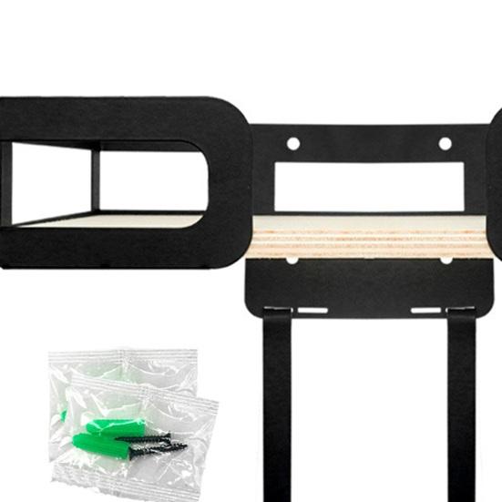 Wall Mount Ironing Stand Easy to Install Ironing Board Holder Space-saving Ironing Stand Rack Laundry Room Accessories