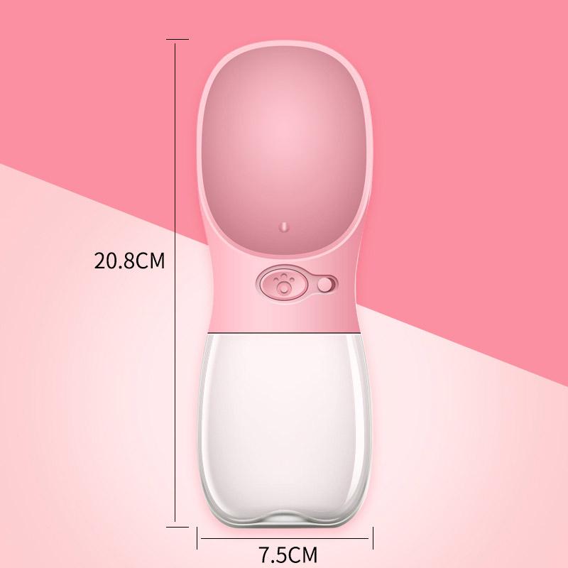 Pet Water Bottle Travel Outdoor Portable Leak Proof Cat Dog Water Feeder Bowl Dispenser Drinking Cup
