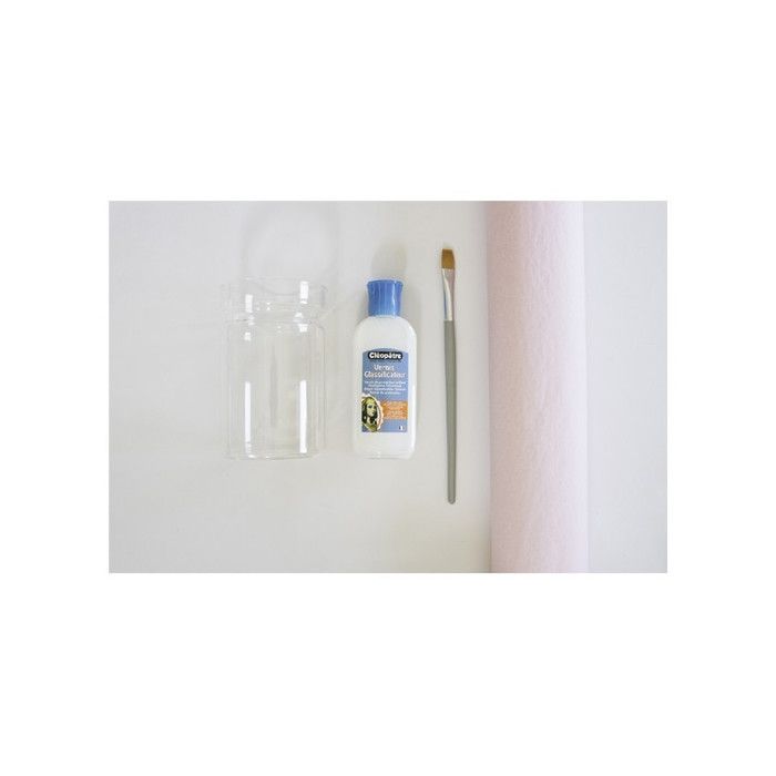 Lac vitrificator - Lucios - Transparent - Toate suporturile - Cléopâtre - Borcan 250g