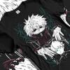 T-shirt My Hero Academia Bakugo Anime Manga Giapponese Oversize Y2k Casual Lento da Uomo Cotone Alta Qualità Streetwear Harajuku Abbigliamento Femminile Maschile