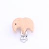 1Pcs Cute Animal Style Wood Natural Pacifier Chain Anti-Drop Beech Wood Dummy Clip DIY Essential Nipple Chain Accessories