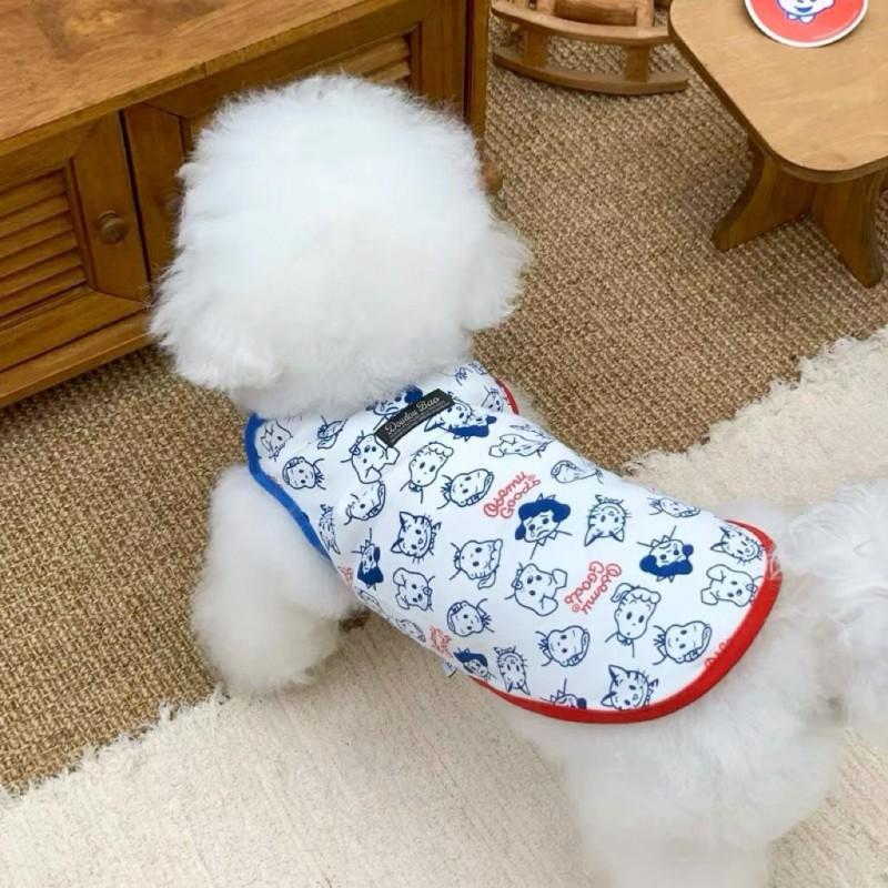 Dog Vest Small Breeds Bichon Poodle Chihuahua Sleeveless Pet Apparel Lightweight Breathable