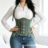 Women S Pu Leather Corset Bustier Top With Boning And Adjustable Straps