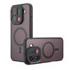 Case For OPPO Find X9 Pro Shockproof Magnetic Skin Feel Matte Soft TPU Frame Hard Plastic Translucent Phone Back Cover Fundas