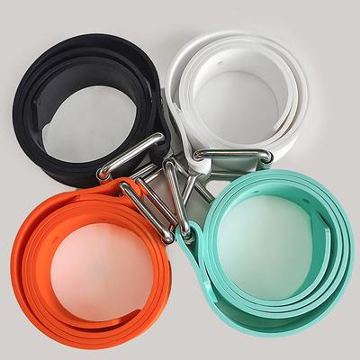 1.3M Adjustable Quick Release Diving Silicone Weight Belt Spearfishing Freediving Stretchable Smooth Finish Waist Weight Belt
